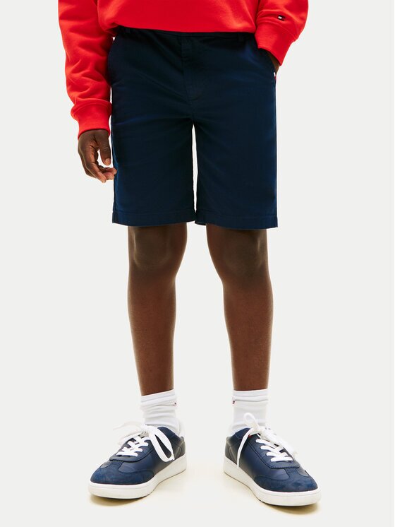 Tommy Hilfiger Pantalon scurți din material 1985 Essential KB0KB09641 Regular Fit