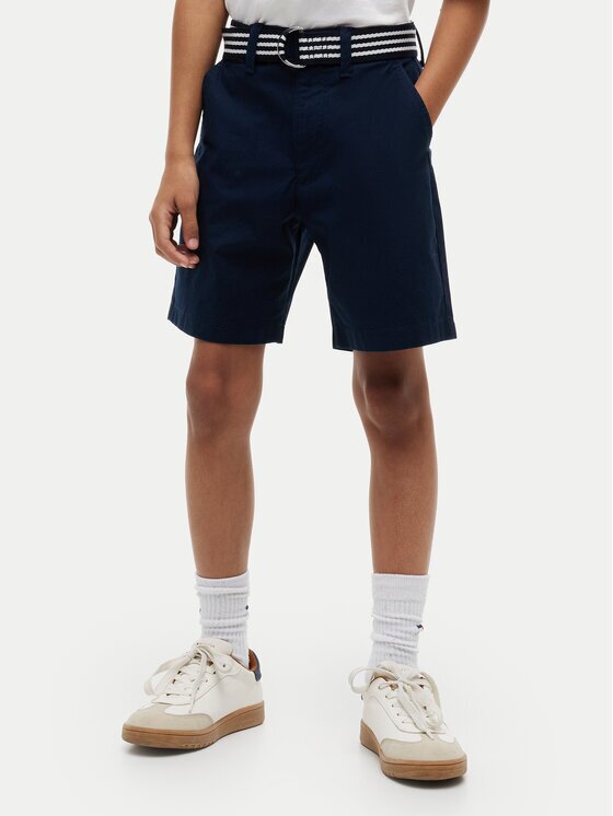 Tommy Hilfiger Pantalon scurți din material Essential KB0KB10246 Loose Fit