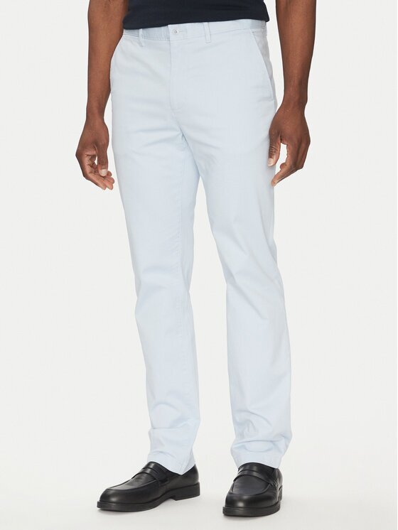 Tommy Hilfiger Pantaloni chino Deton MW0MW37873 Albastru celest Slim Fit