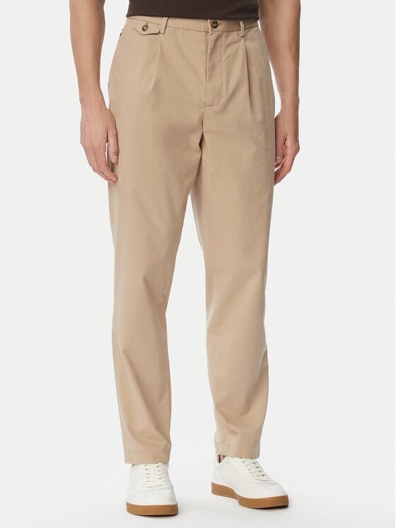 Tommy Hilfiger Pantaloni din material Harlem MW0MW43158 Straight Fit