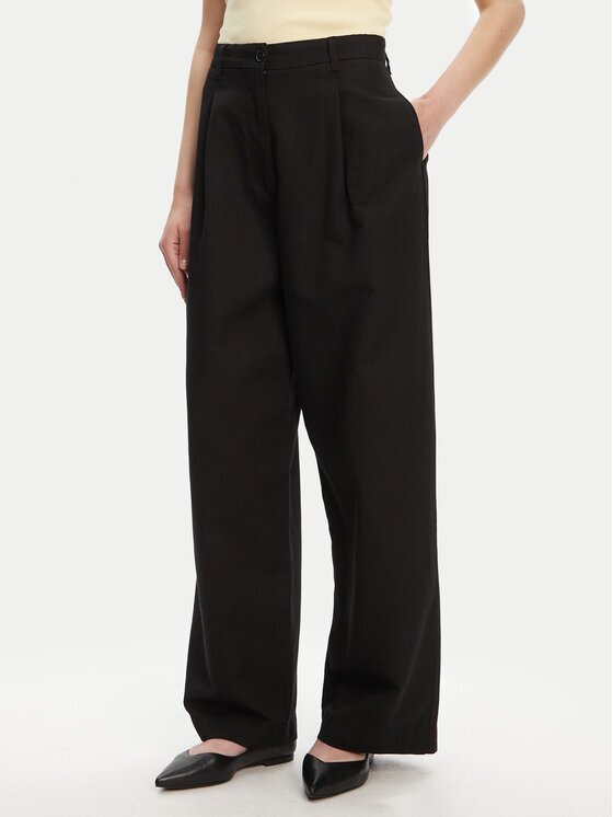 Tommy Hilfiger Pantaloni din material WW0WW45780 Wide Leg