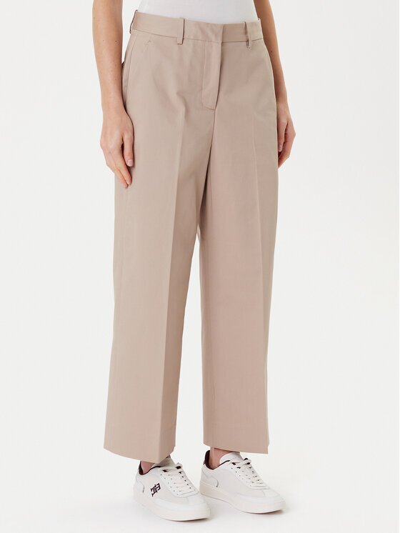 Tommy Hilfiger Pantaloni din material WW0WW45791 Wide Leg