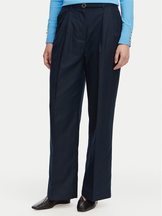 Tommy Hilfiger Pantaloni din material WW0WW48884 Wide Leg