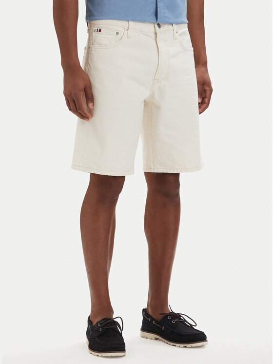 Tommy Hilfiger Pantaloni scurți de blugi Dover Washed MW0MW42556 Regular Fit
