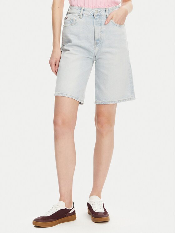 Tommy Hilfiger Pantaloni scurți de blugi WW0WW44388 Relaxed Fit