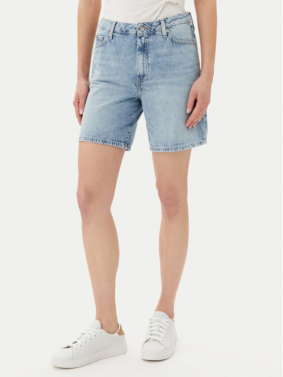 Tommy Hilfiger Pantaloni scurți de blugi WW0WW45505 Albastru celest Regular Fit