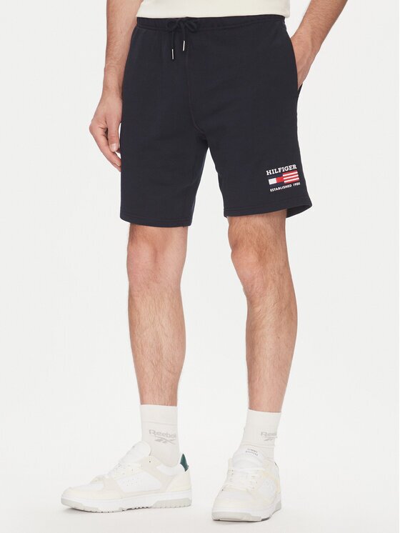 Tommy Hilfiger Pantaloni scurți sport American MW0MW39862 Regular Fit