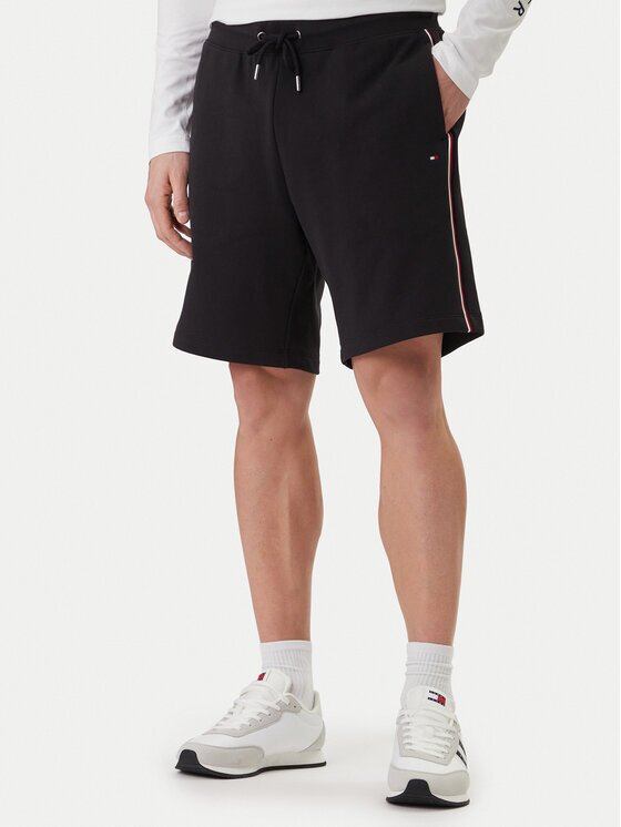 Tommy Hilfiger Pantaloni scurți sport Global Stripe MW0MW42883 Regular Fit