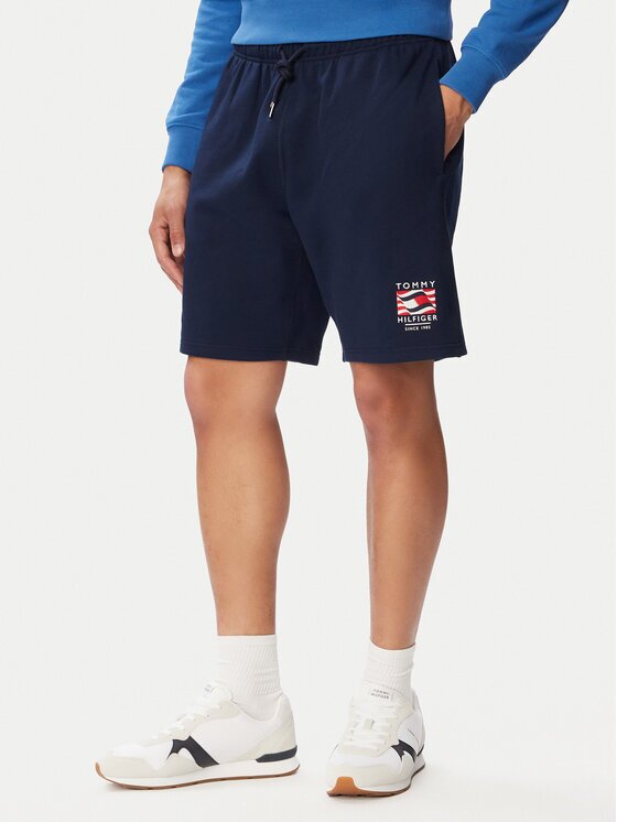 Tommy Hilfiger Pantaloni scurți sport Rwb MW0MW43384 Regular Fit