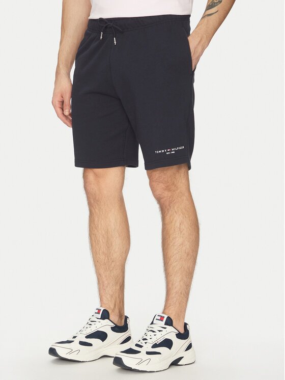 Tommy Hilfiger Pantaloni scurți sport Small Logo MW0MW38698 Regular Fit