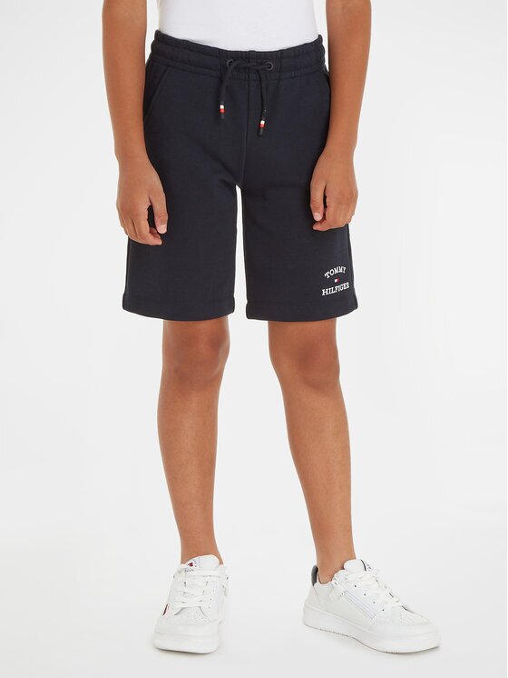 Tommy Hilfiger Pantaloni scurți sport Th Logo KB0KB08841 M Regular Fit