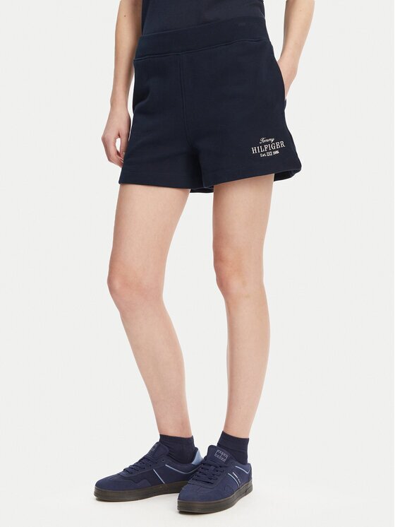 Tommy Hilfiger Pantaloni scurți sport WW0WW45518 Regular Fit