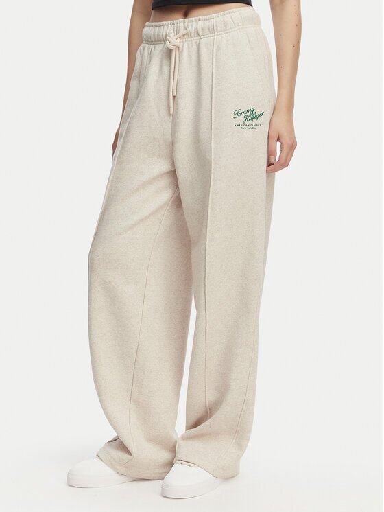 Tommy Hilfiger Pantaloni trening Logo Exaggerated Seam WW0WW50783 Relaxed Fit