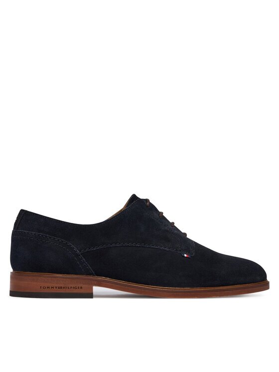 Tommy Hilfiger Pantofi Hilfiger Suede Dress Shoe FM0FM05776