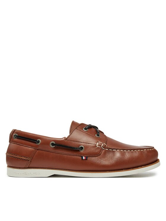 Tommy Hilfiger Pantofi Th Boat Shoe Core Lth FM0FM05569
