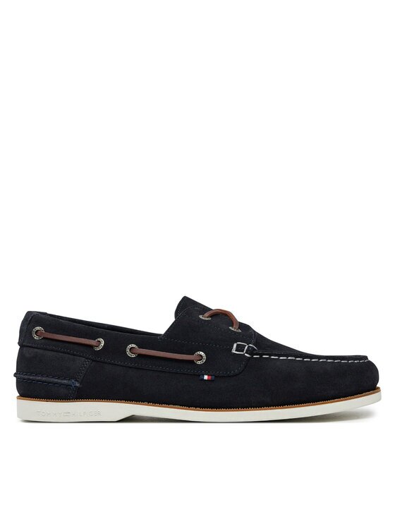 Tommy Hilfiger Pantofi Th Boat Shoe Core Suede FM0FM05387