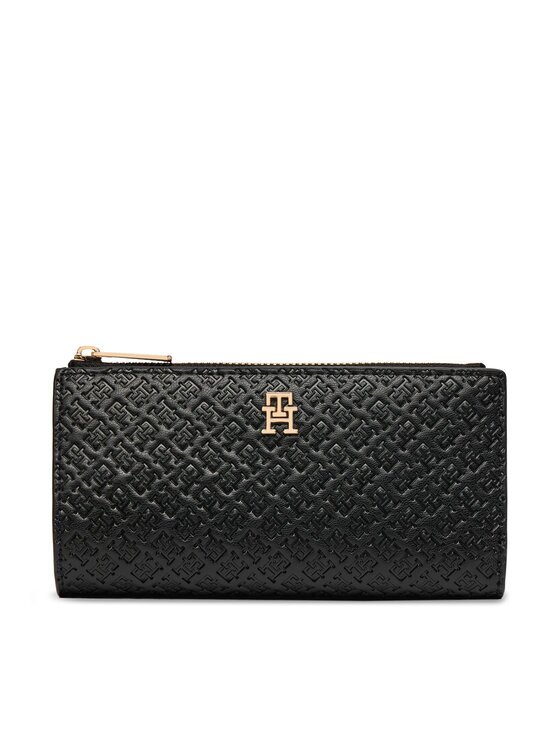Tommy Hilfiger Portofel Th Icon Long Bifold Mono AW0AW18989