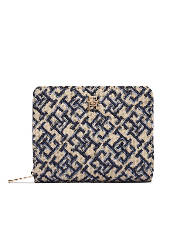 Tommy Hilfiger Portofel Th Icon Med Za W/ Flap Jacquard AW0AW18759