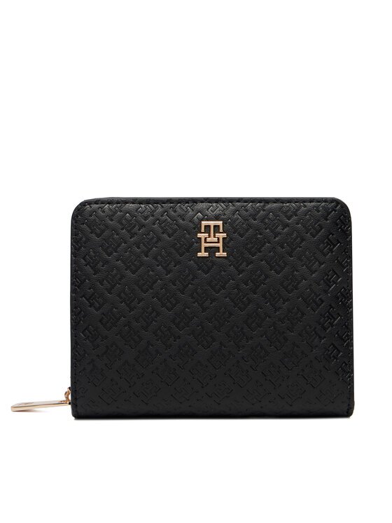 Tommy Hilfiger Portofel Th Icon Med Za W/Flap Mono AW0AW18474