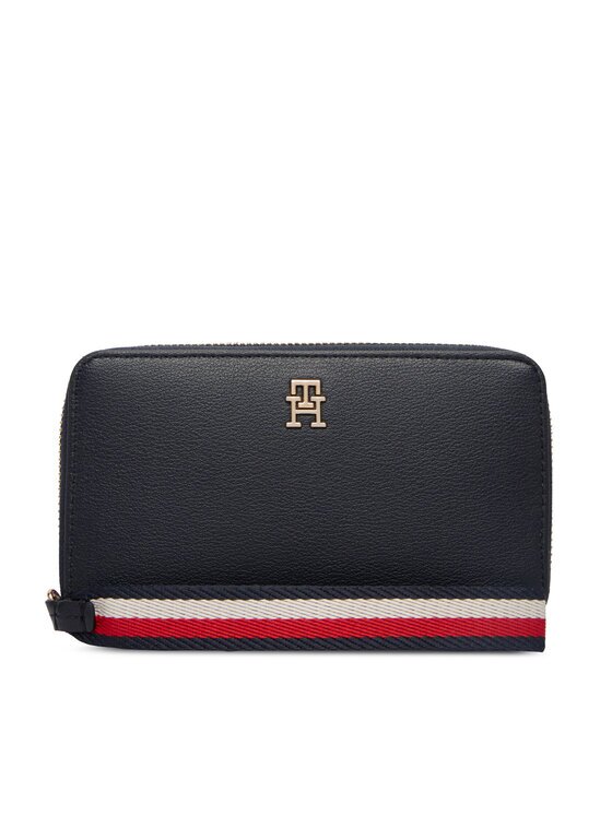 Tommy Hilfiger Portofel Th Logotape Compact Zip Around AW0AW18699