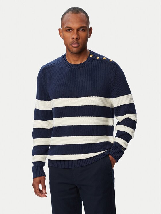 Tommy Hilfiger Pulover Breton MW0MW43502 Regular Fit