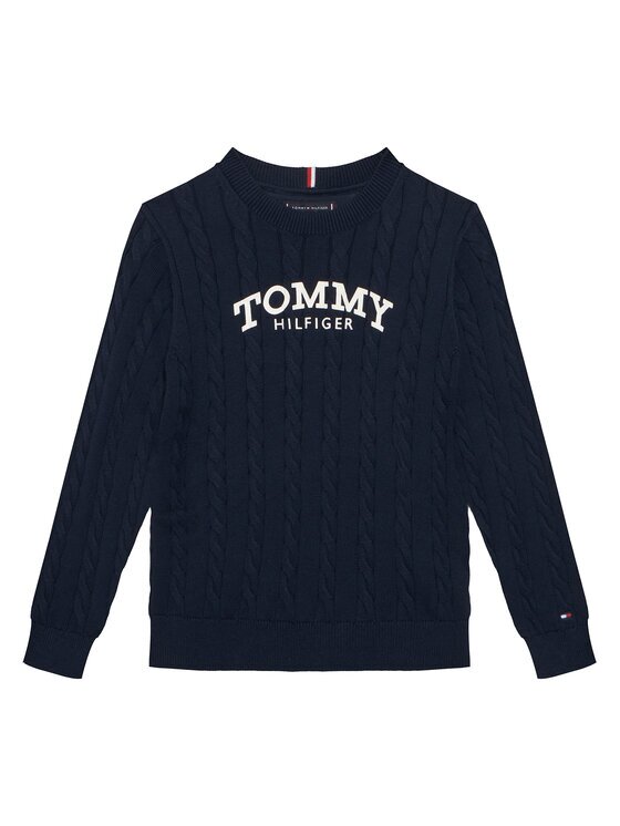 Tommy Hilfiger Pulover Graphic KB0KB10347 D Regular Fit