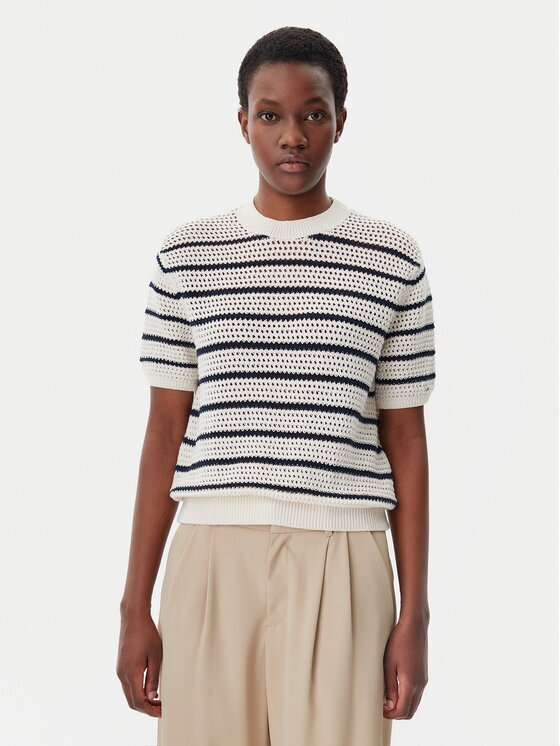 Tommy Hilfiger Pulover Pointelle WW0WW45950 Regular Fit