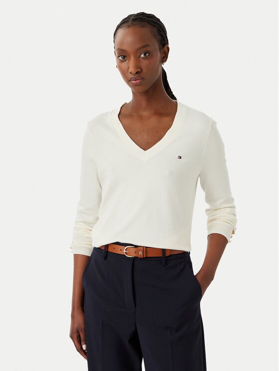 Tommy Hilfiger Pulover WW0WW40098 Regular Fit