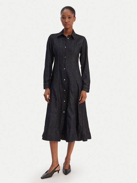 Tommy Hilfiger Rochie de blugi WW0WW48520 Regular Fit