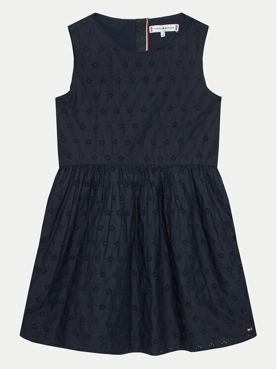 Tommy Hilfiger Rochie de vară Anglaise KG0KG07931 D Regular Fit