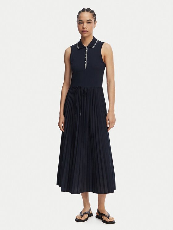 Tommy Hilfiger Rochie de zi 1985 Pleated WW0WW49621 Regular Fit