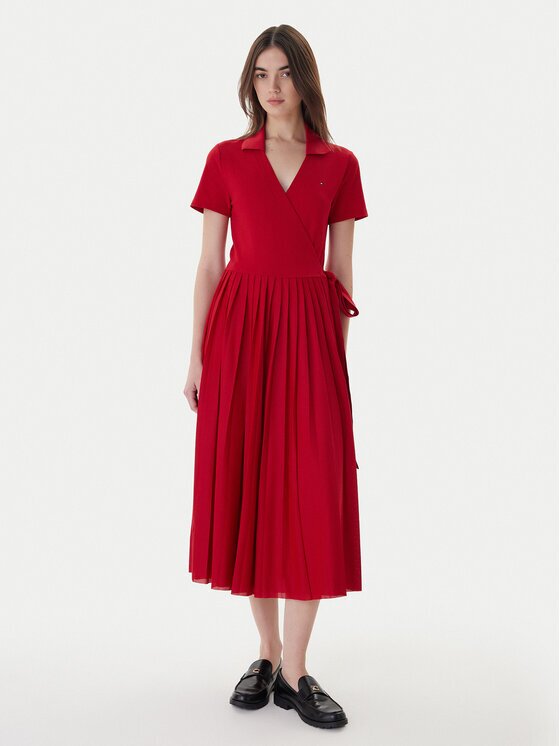 Tommy Hilfiger Rochie de zi 1985 WW0WW45733 Regular Fit