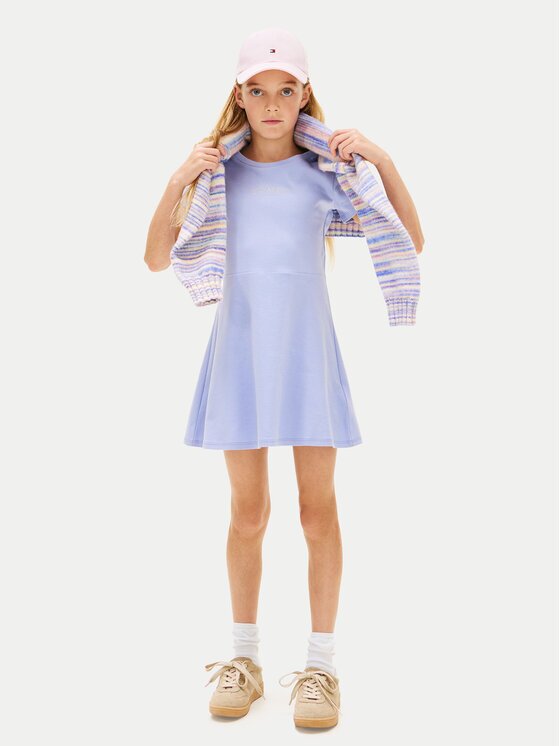 Tommy Hilfiger Rochie de zi Skater KG0KG09284 Regular Fit