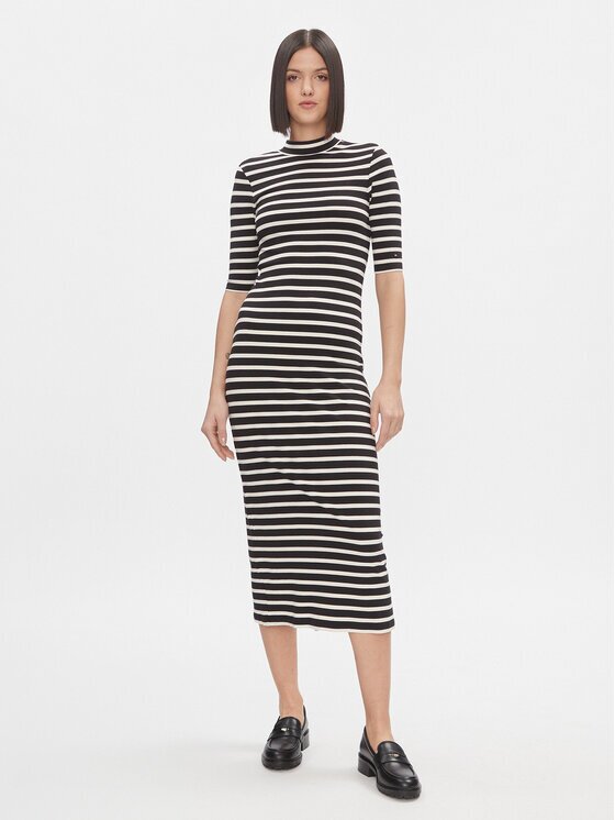 Tommy Hilfiger Rochie de zi WW0WW40610 Slim Fit