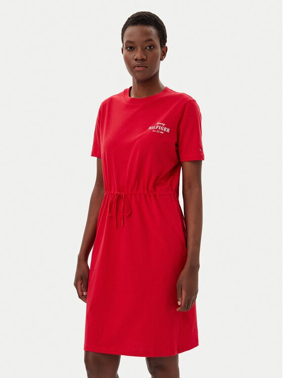 Tommy Hilfiger Rochie de zi WW0WW45529 Regular Fit