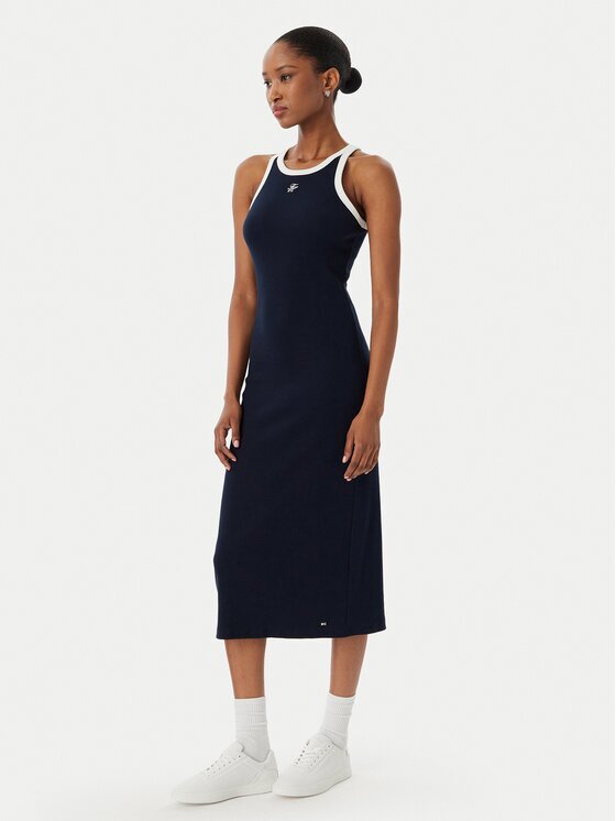 Tommy Hilfiger Rochie de zi WW0WW48740 Slim Fit