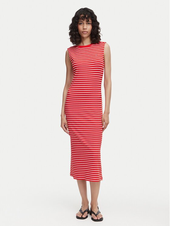 Tommy Hilfiger Rochie de zi WW0WW49311 Slim Fit