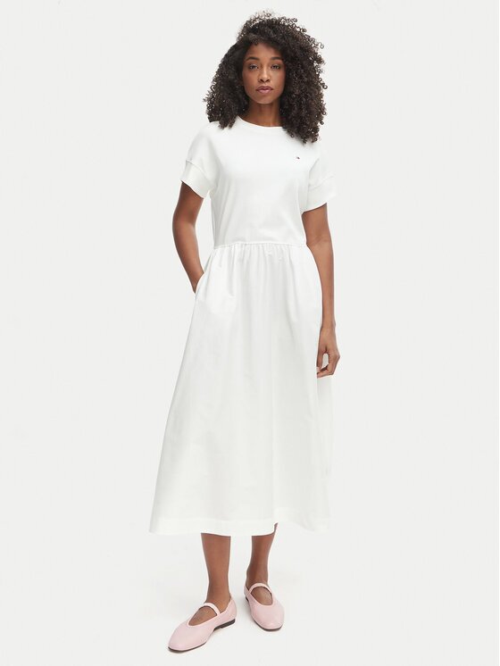 Tommy Hilfiger Rochie de zi WW0WW51148 Regular Fit