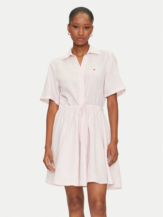 Tommy Hilfiger Rochie tip cămașă Ess WW0WW44672 Regular Fit