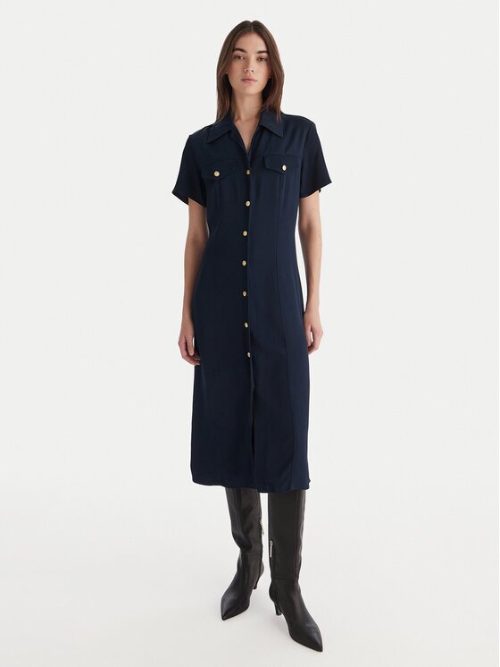 Tommy Hilfiger Rochie tip cămașă WW0WW45802 Regular Fit