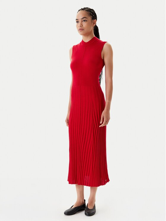 Tommy Hilfiger Rochie tricotată WW0WW45653 Slim Fit
