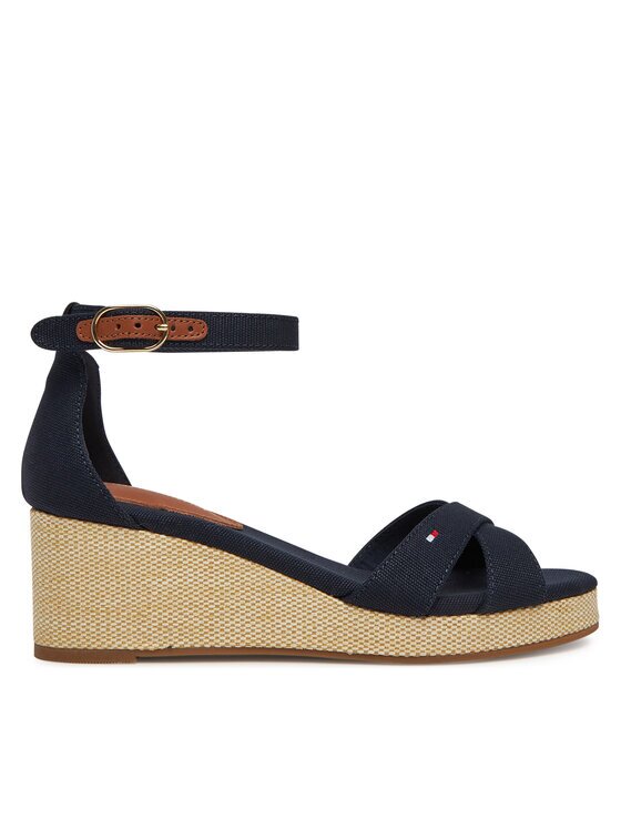 Tommy Hilfiger Sandale Flag Criss-Cros Mid Wedge Espad FW0FW08481