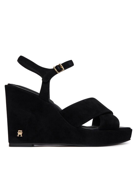 Tommy Hilfiger Sandale Suede Wrapped High Wedge FW0FW09218
