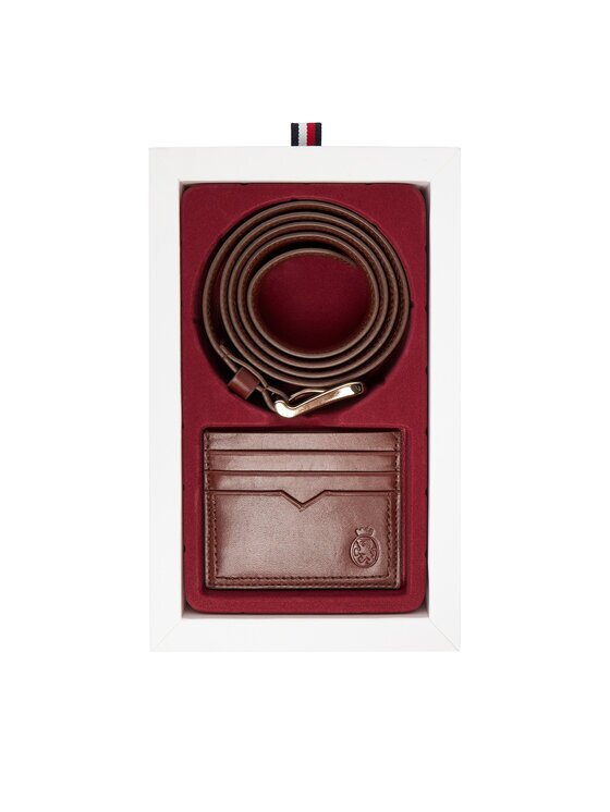 Tommy Hilfiger Set cadou Th Crest Belt And Cc Holder AM0AM13934