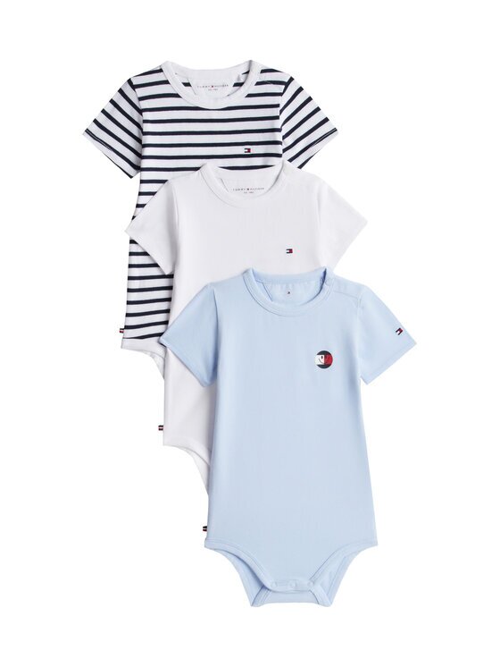 Tommy Hilfiger Set de body-uri pentru copii﻿ KN0KN02373 Albastru celest