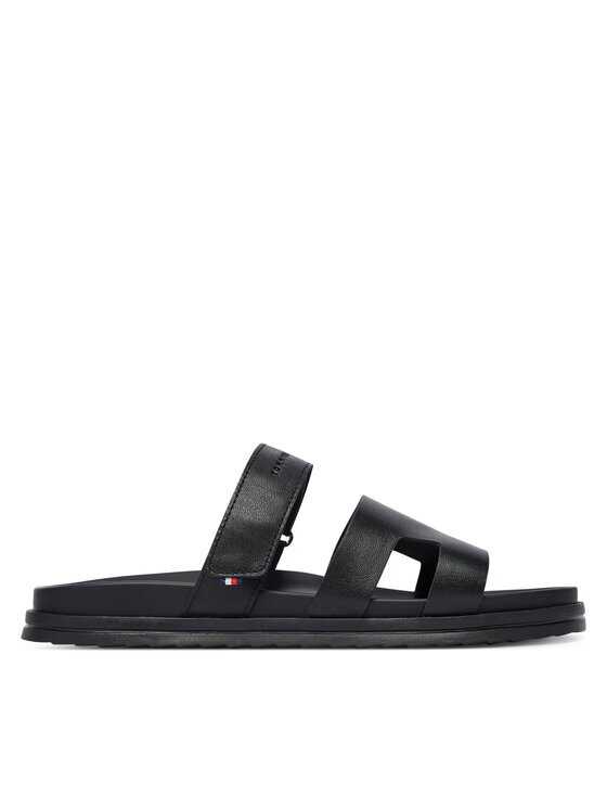Tommy Hilfiger Şlapi Adjustable Premium Lth Sandal FM0FM05773