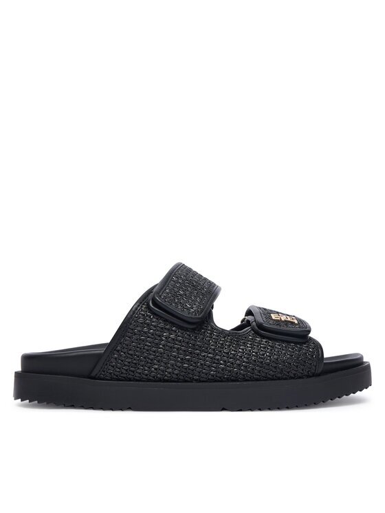 Tommy Hilfiger Şlapi Double Strap Raffia FW0FW09122