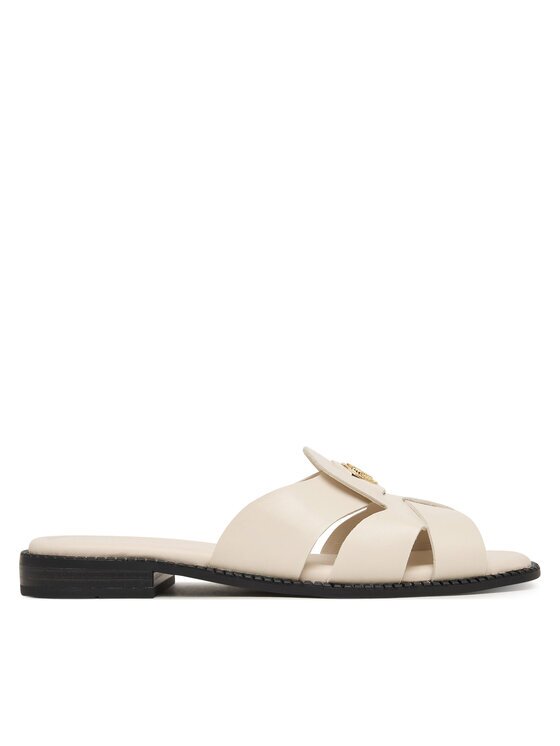 Tommy Hilfiger Şlapi Leather Crest Square Toe Sandals FW0FW09126