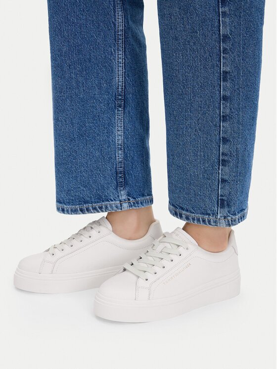 Tommy Hilfiger Sneakers Chic Cupsole FW0FW09107 Écru
