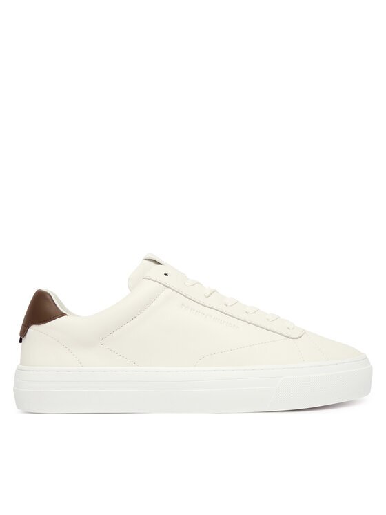 Tommy Hilfiger Sneakers Premium Dress Cupsole Lth FM0FM05572 Écru